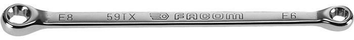 Facom 59TX.6X8 Torxringnyckel E6xE8