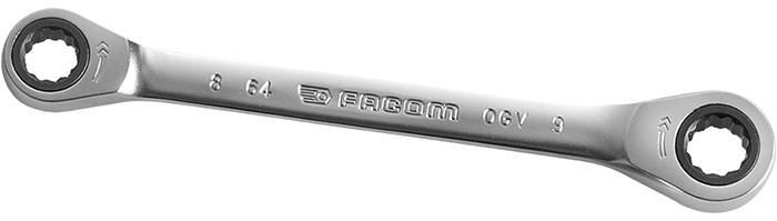 Facom 64.8X9 Ringnyckel med spärr 8x9mm