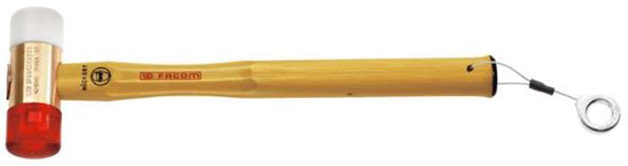 Facom 207A.32CBSLS Hammare med utbytbara slag D: 32 mm, 235 g, aluminiumkropp