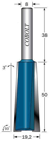 Cobolt 224-950 Gradfräs L=50, D=14 & 19,2