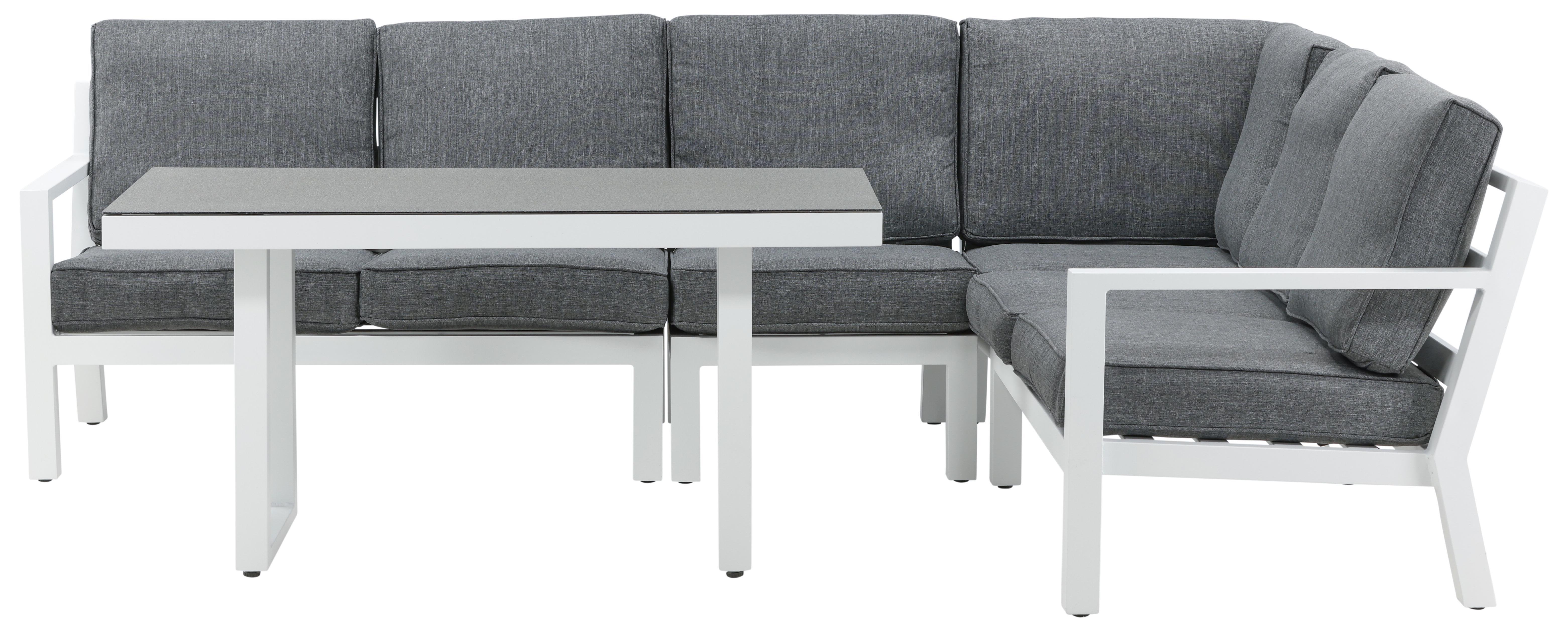 Venture Home Barcelona 1029-400 Loungeset soffa, bord, grått/vitt