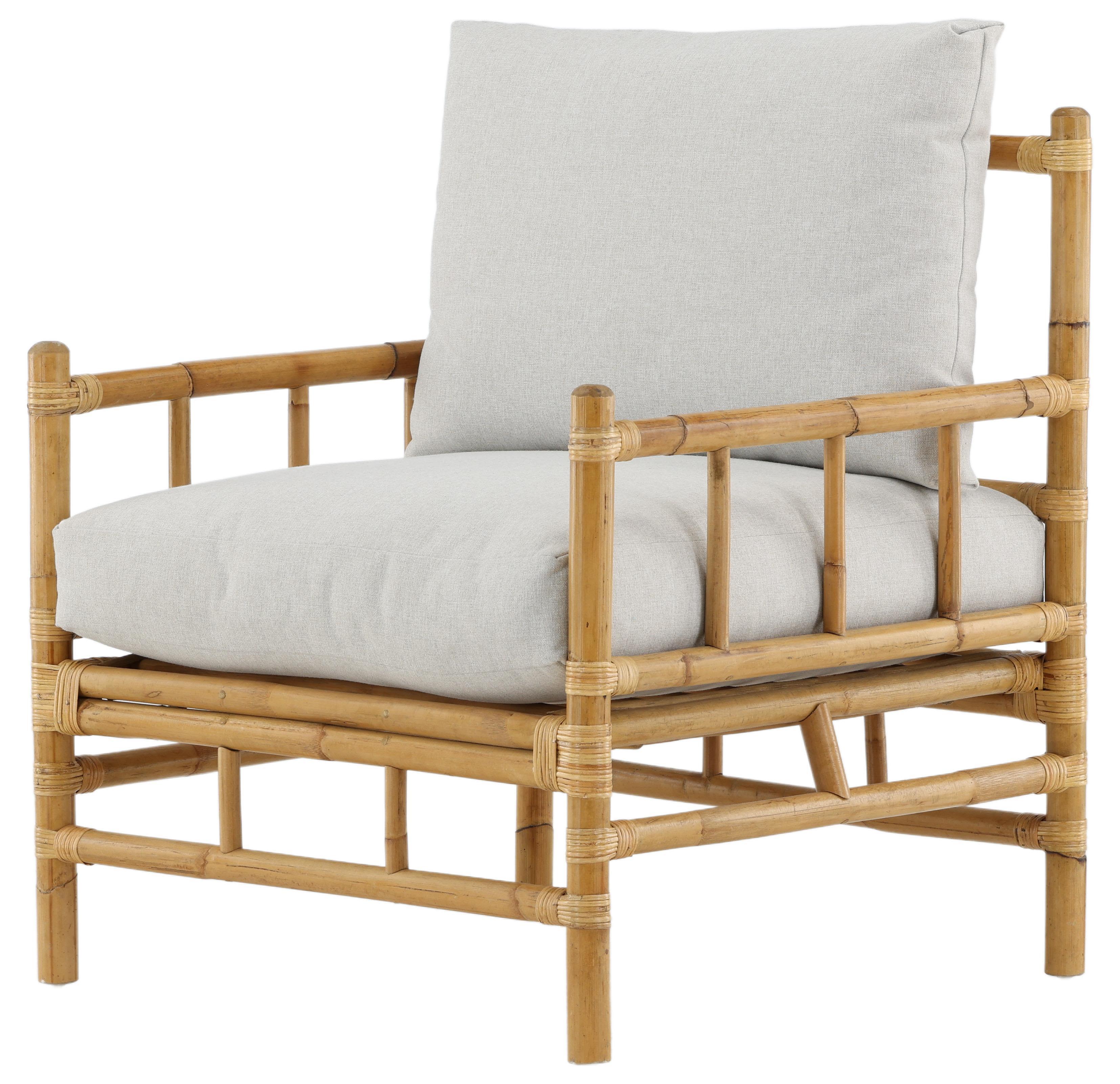 Venture Home Cane 1211-6010 Loungefåtölj natur/grå