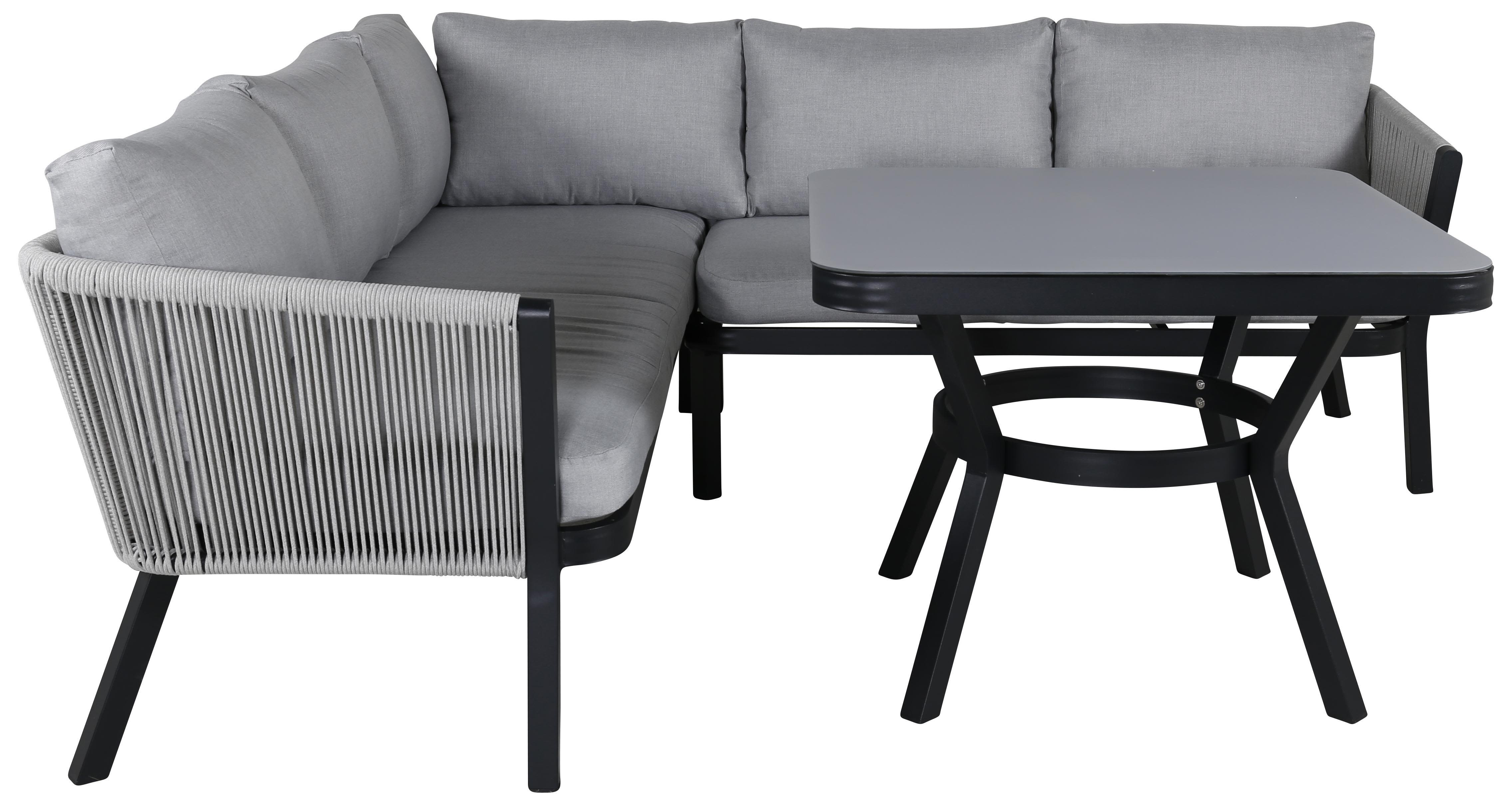 Venture Home Virya 1463-408 Loungeset soffa, bord, grått/svart