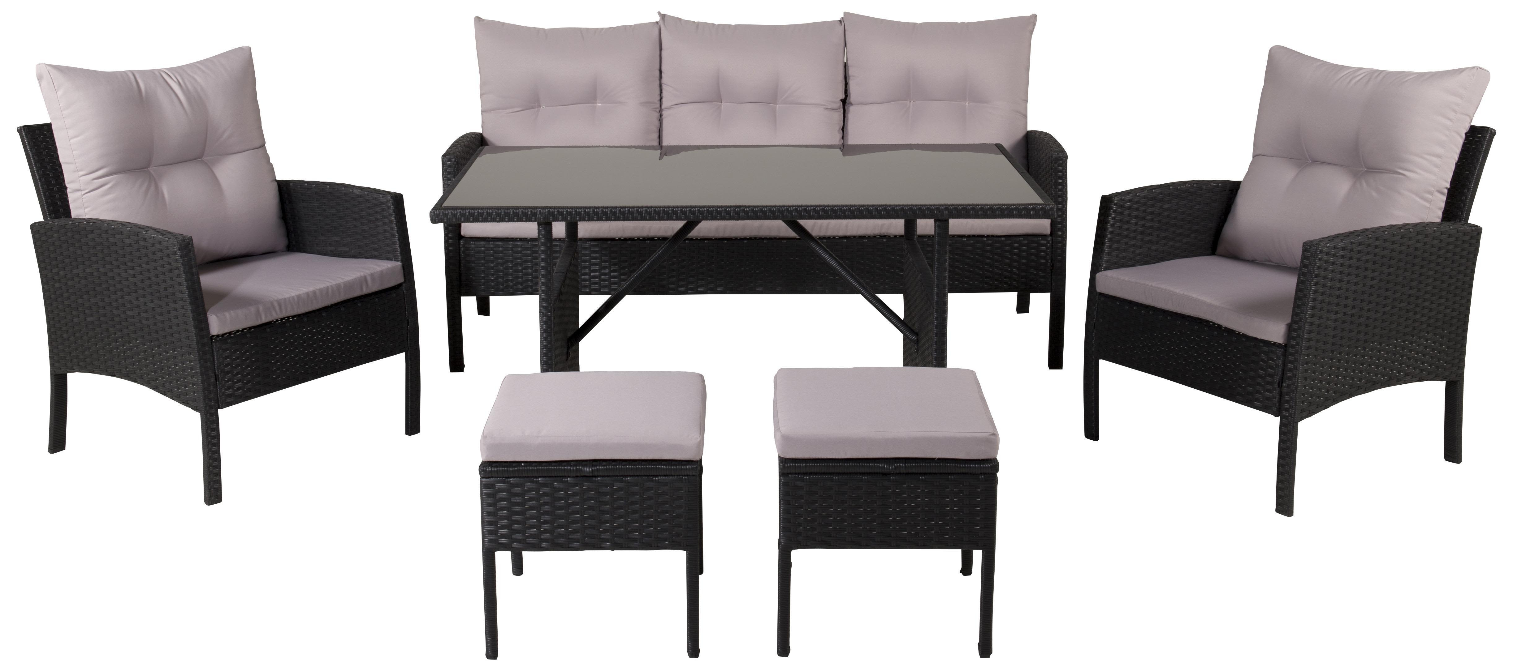 Venture Home Knock 1527-201 Loungeset soffa, bord, fåtöljer, pallar