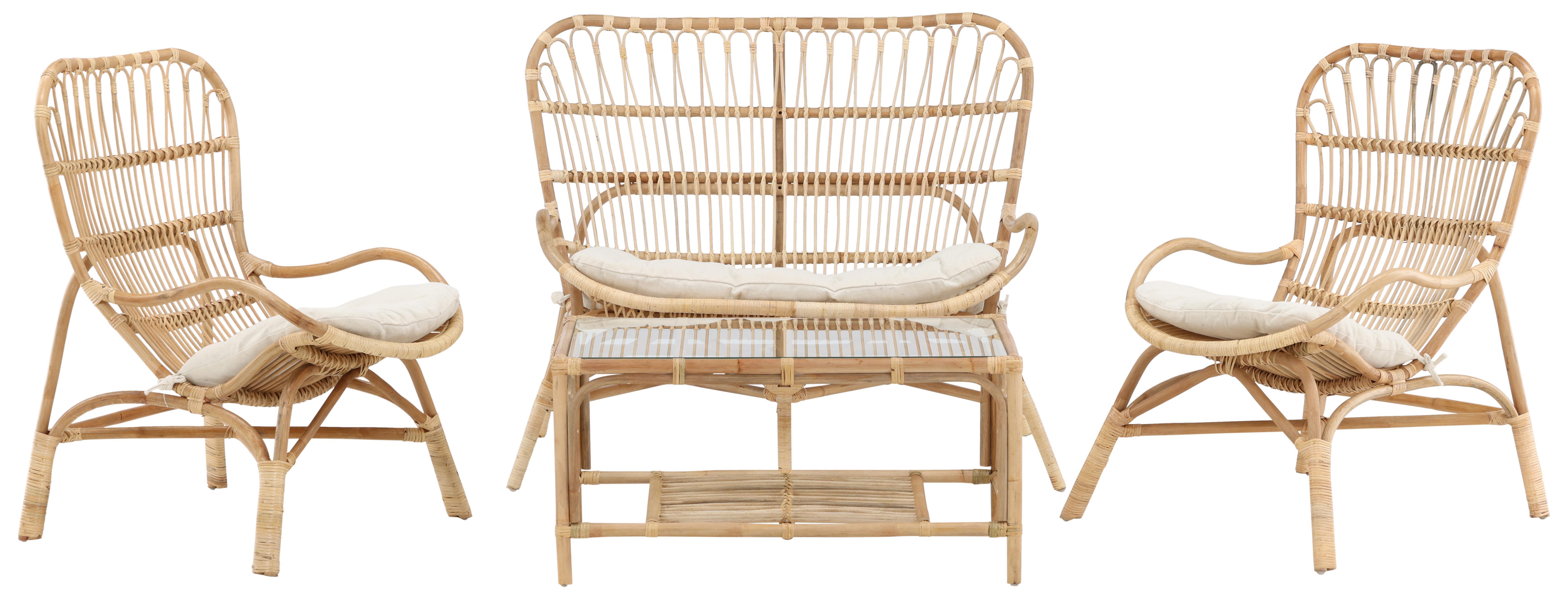 Venture Home Ella 1574-6011 Loungeset bord, soffa, fåtöljer, krämvitt