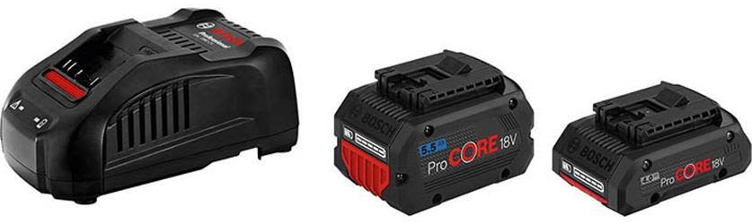 Bosch ProCORE 18V 1X4,0 AH / 1X5,5 AH Laddpaket 4.0Ah + 5.5Ah, med laddare