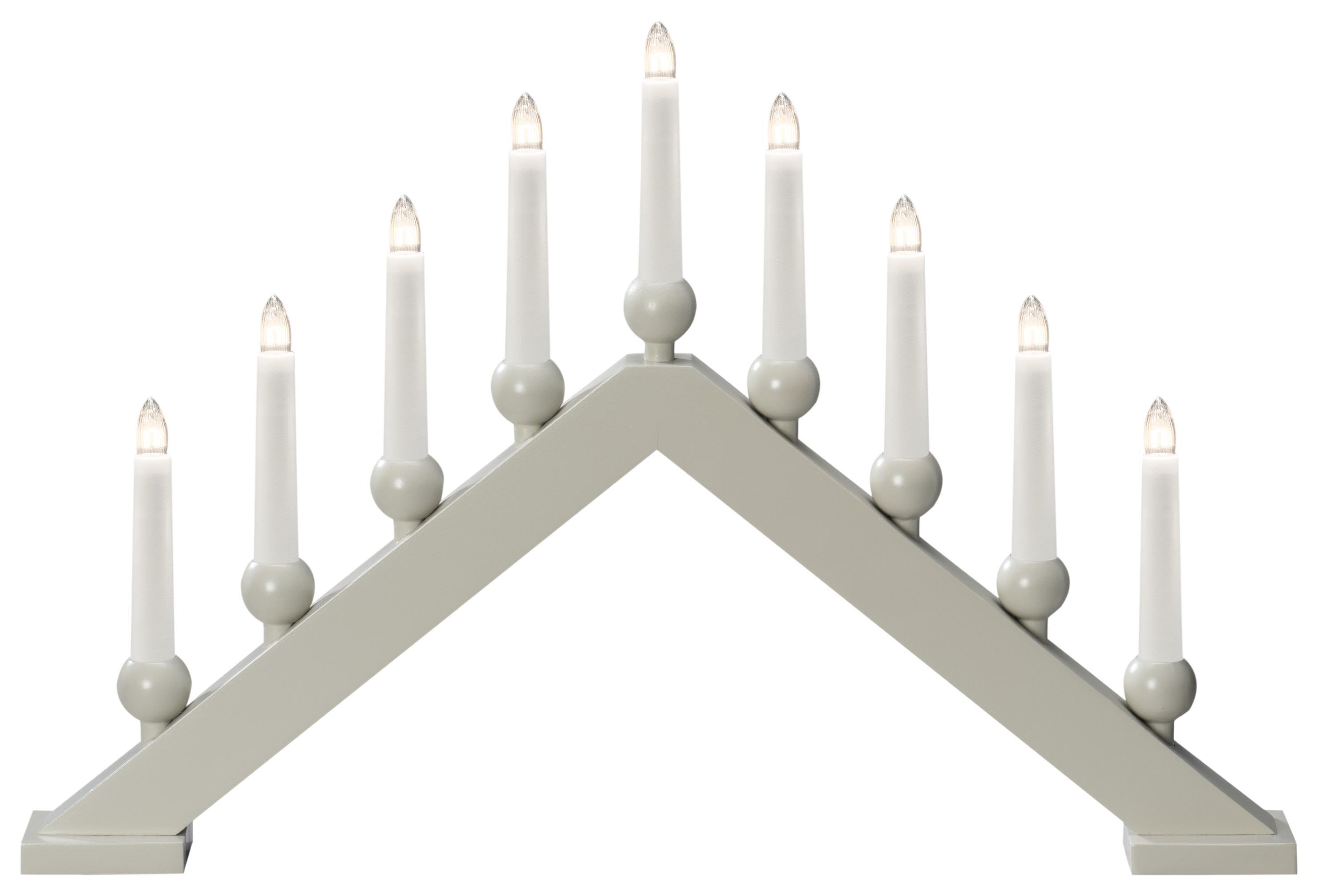 Konstsmide 3934-975 Adventsljusstake 9 ljus Beige