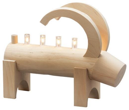 Konstsmide 3981-100TR Adventsljusstake 5 ljus, natur