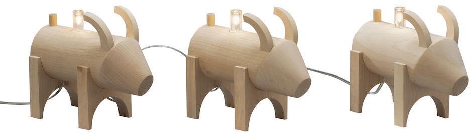 Konstsmide 3982-100TR Ljusstake naturfärg, utbytbar ljuskälla
