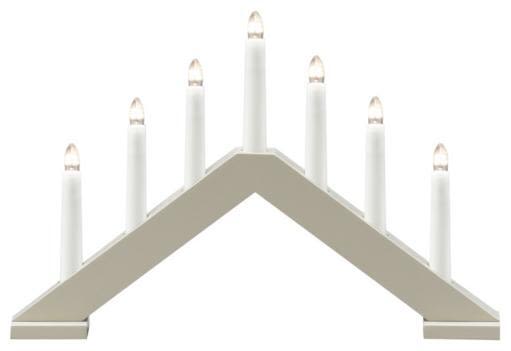 Konstsmide 3985-975 Adventsljusstake 7 ljus Beige