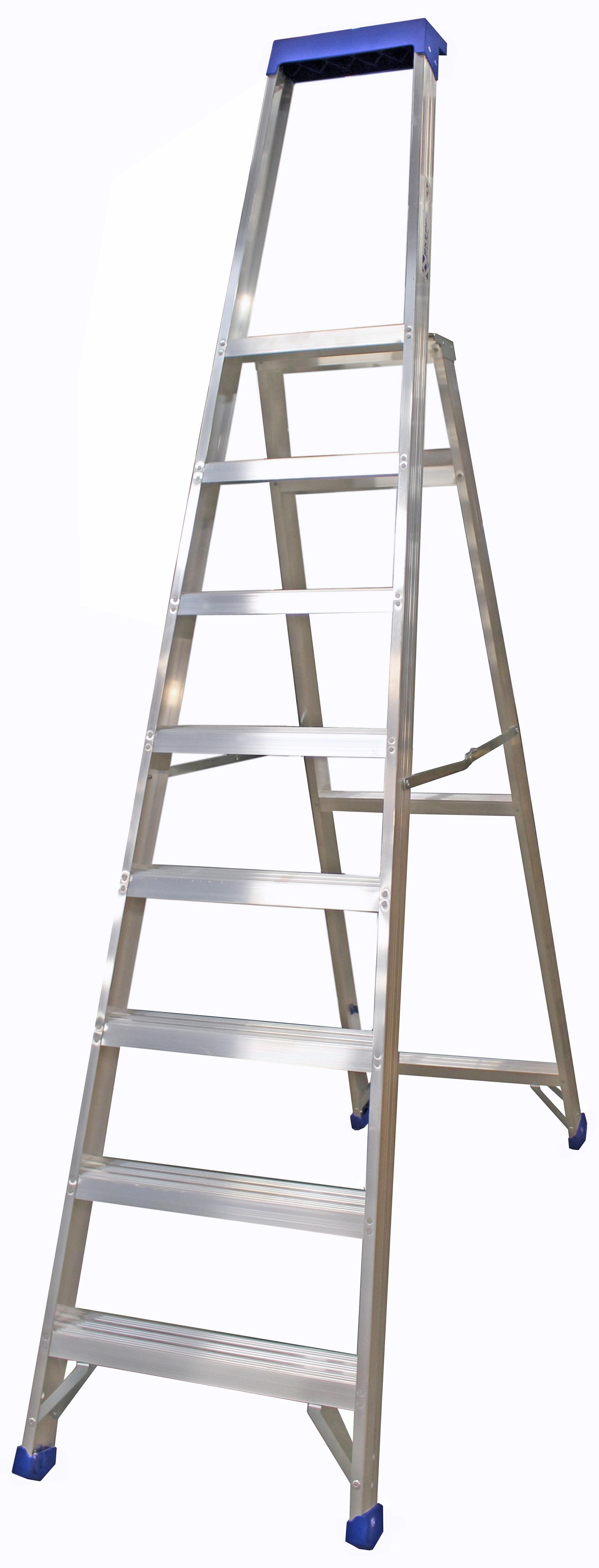 Skeppshultstegen 5050-08 Trappstege med hylla 8 steg, 1855 mm