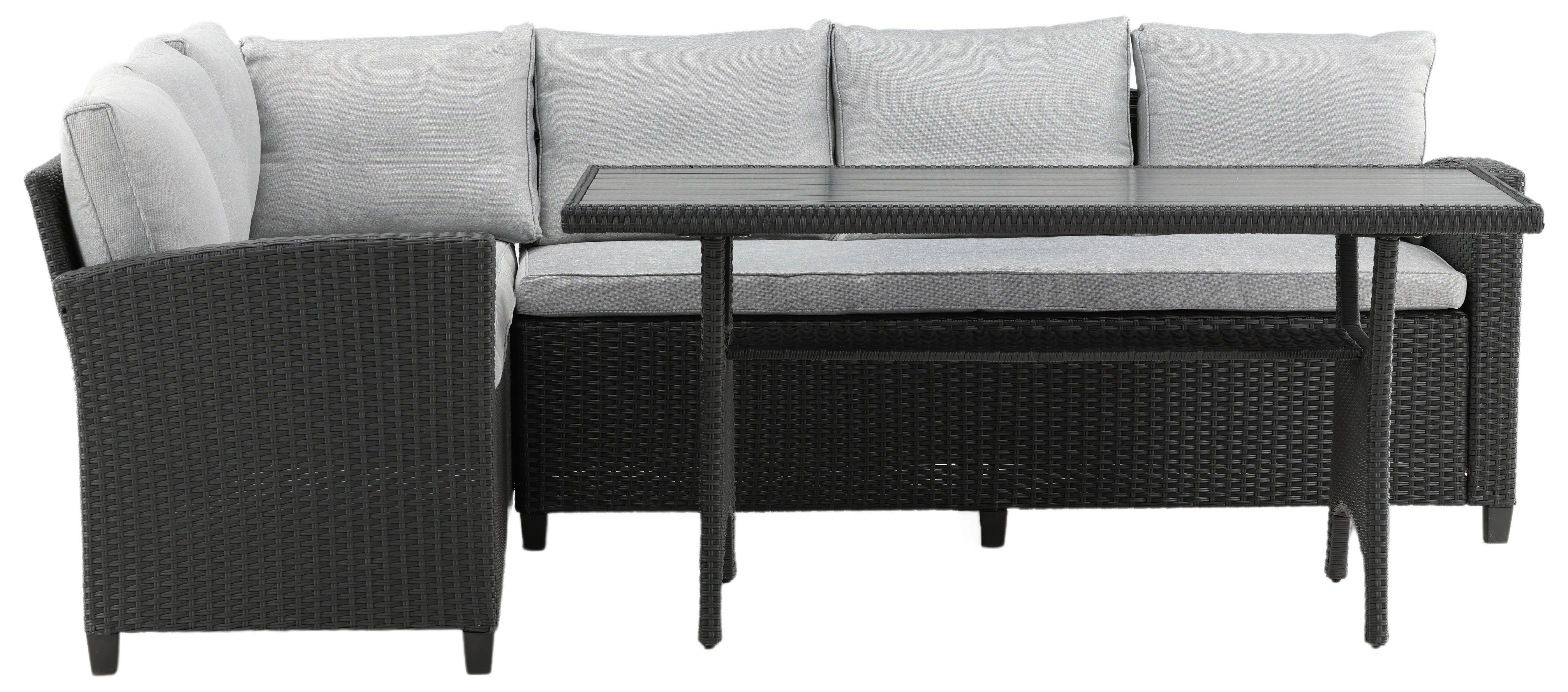 Venture Home Bentwood 5811-001 Loungeset soffa, bord, svart/grått
