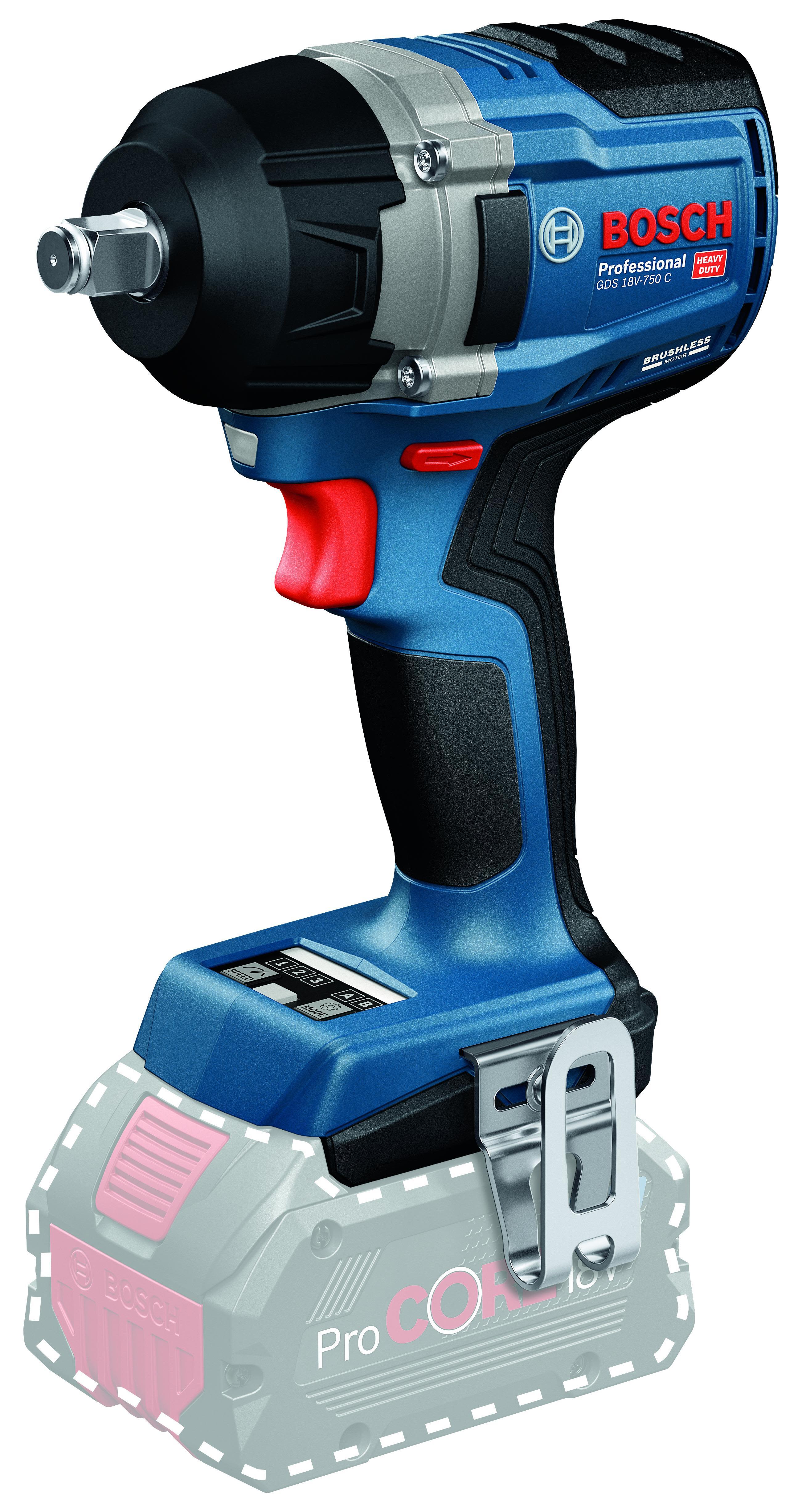 Bosch GDS 18V-750 C Mutterdragare utan batteri och laddare 06019L9000