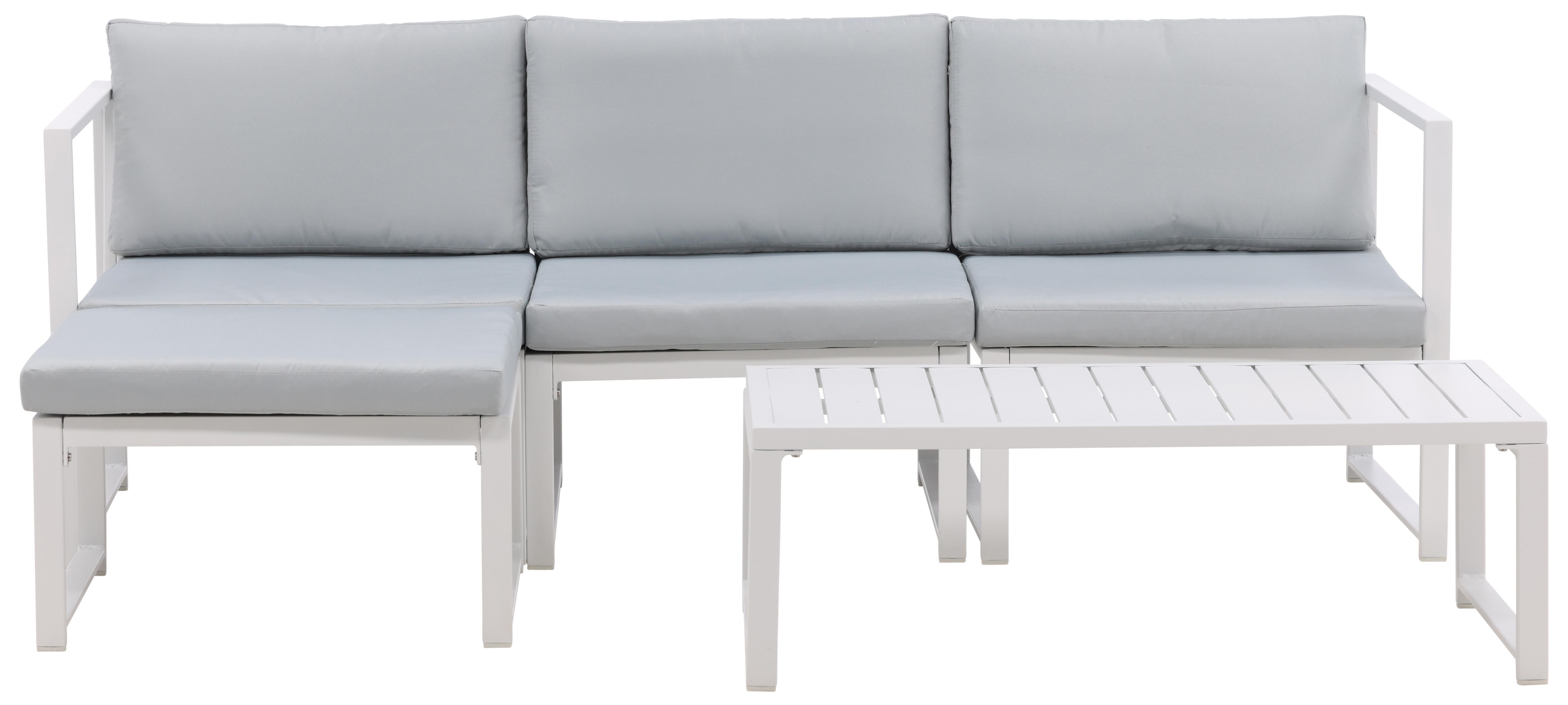 Venture Home Salvador 9555-400 Loungeset soffa, bord, grått/vitt