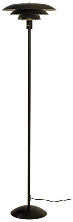 Aneta Lighting Epsilon 19208-15 Golvlampa svart, 150 cm, E27