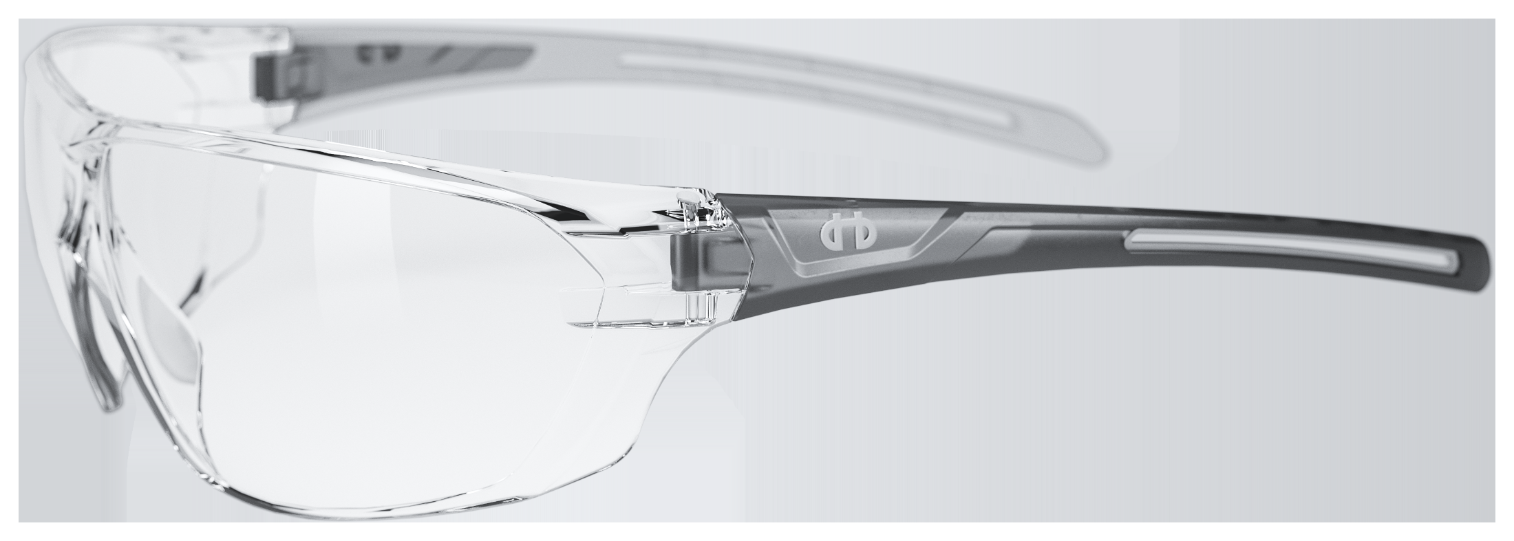 Hellberg Helium Skyddsglasögon im- och repskydd Klar lins