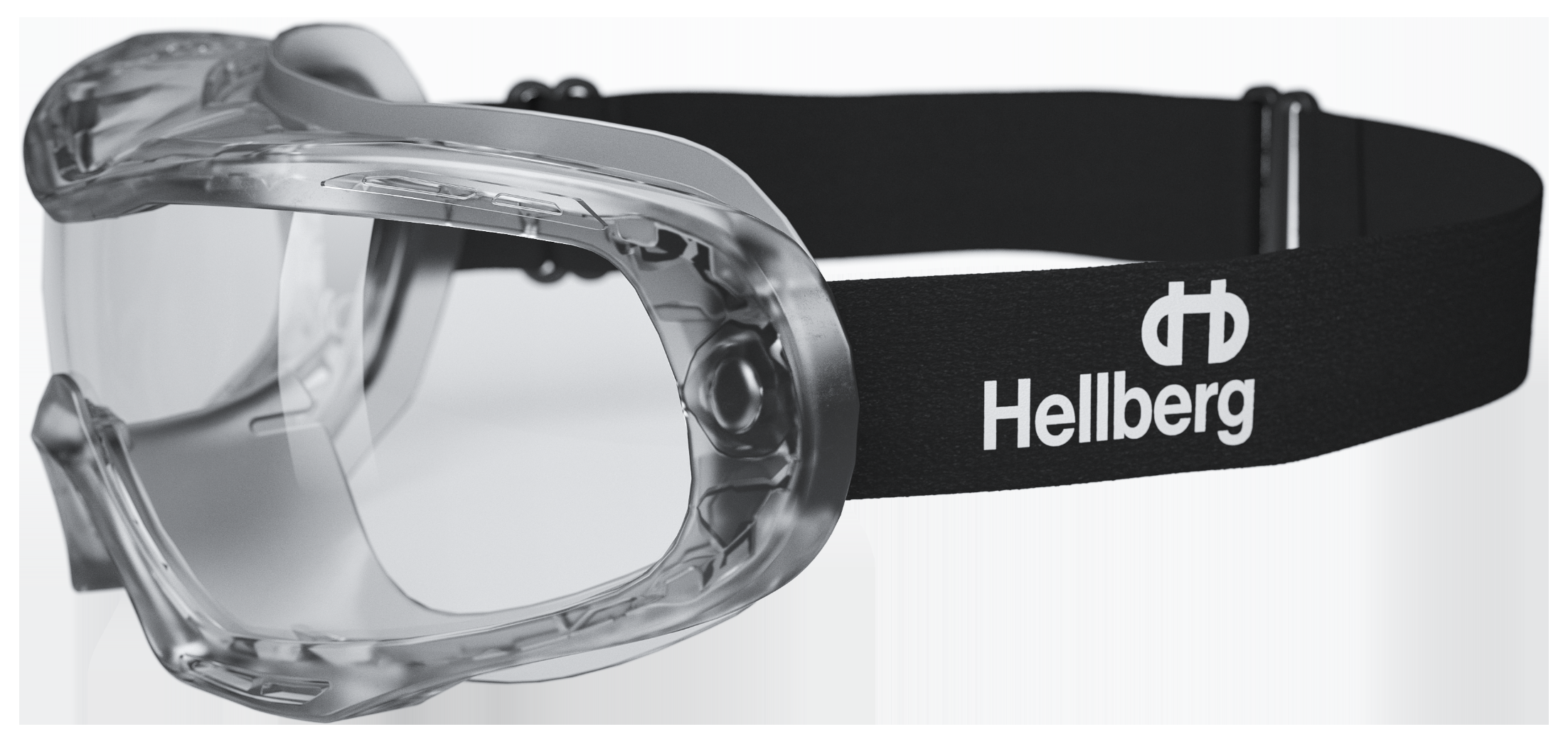 Hellberg Neon Skyddsglasögon im- och repskydd, klar lins Inne/ute-lins