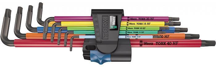 Wera 967/9 XL Multicolour HF Unbraconøkkelsett