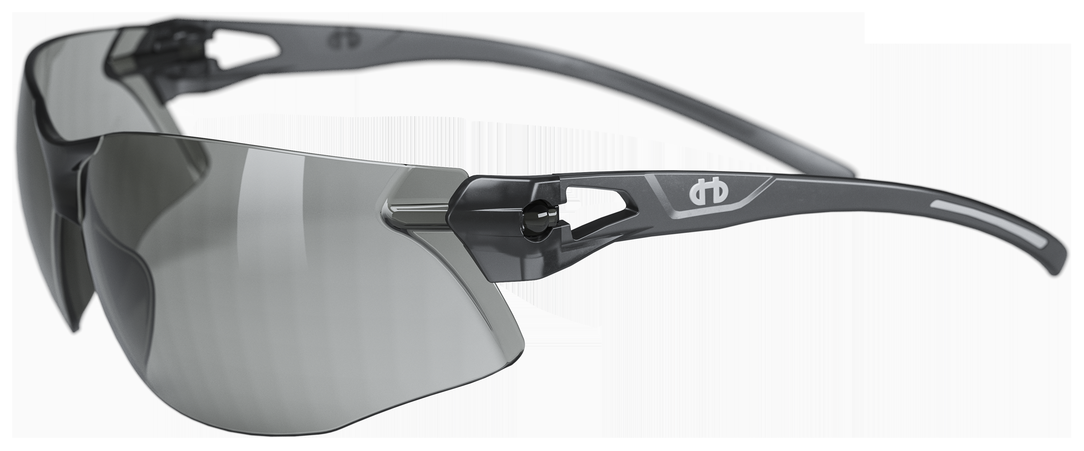 Hellberg Oganesson Skyddsglasögon im- och repskydd Rökfärgad lins