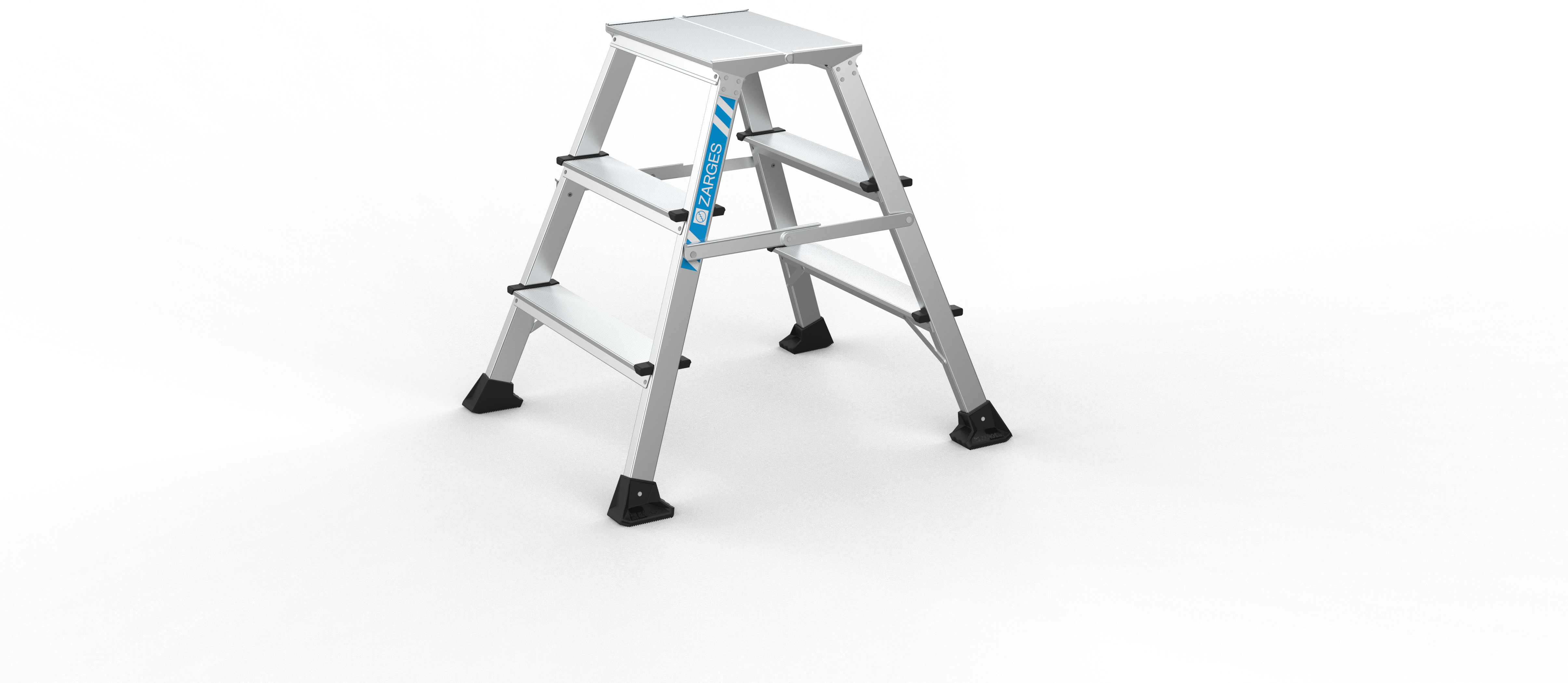 Zarges XLstep P Stegpall smal 2x3 steg