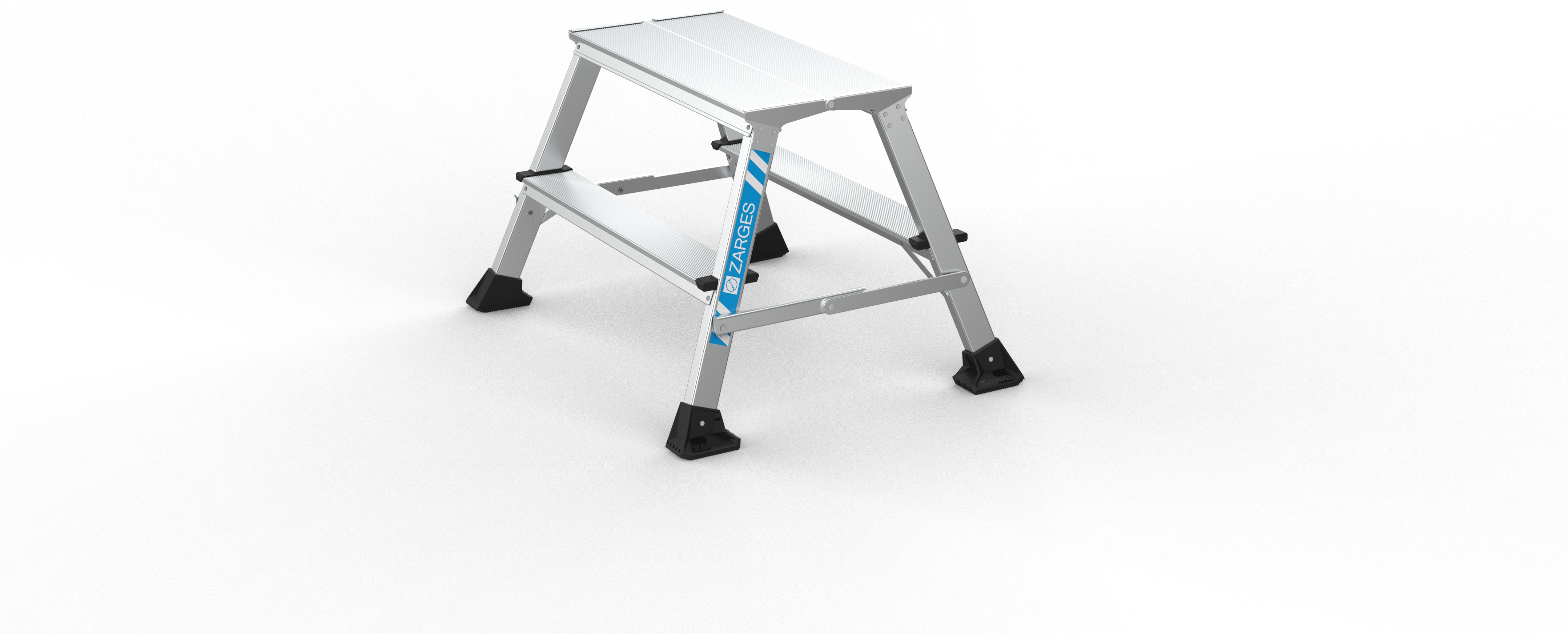 Zarges XLstep P Stegpall bred 2x2 steg