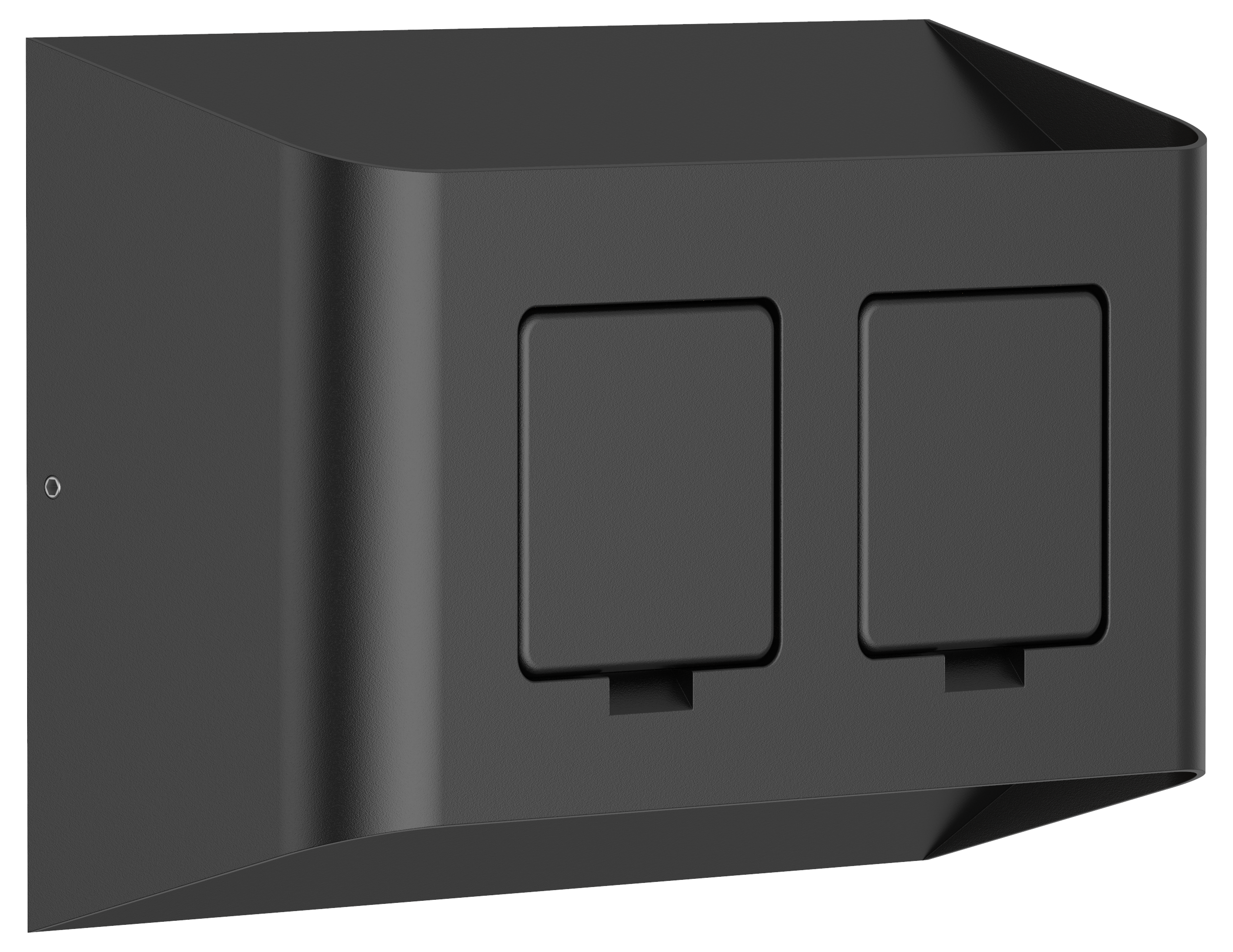 Aneta Lighting Sögne 71202-15 Vägglampa med uttag, 10 W, svart