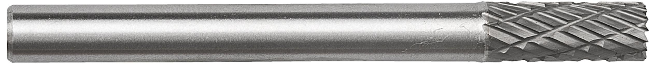 PELA 76502 Hardmetallfil roterende, sylinderform med tanning 6 mm