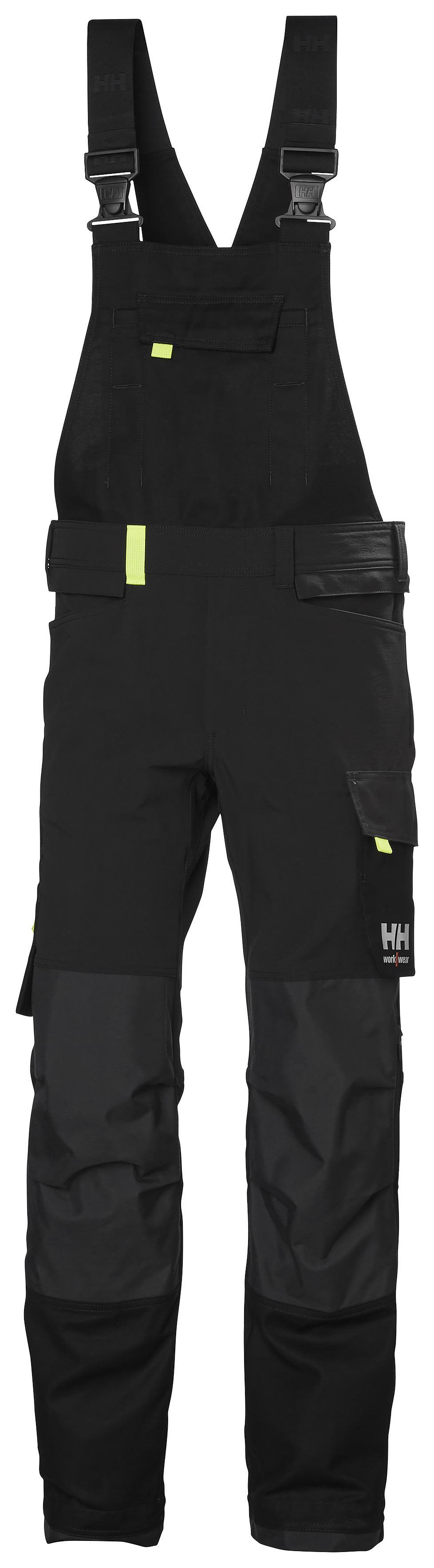 Helly Hansen Workwear Oxford 4X HH Connect 77504-999 Hängselbyxa svart/mörkgrå Svart/mörkgrå