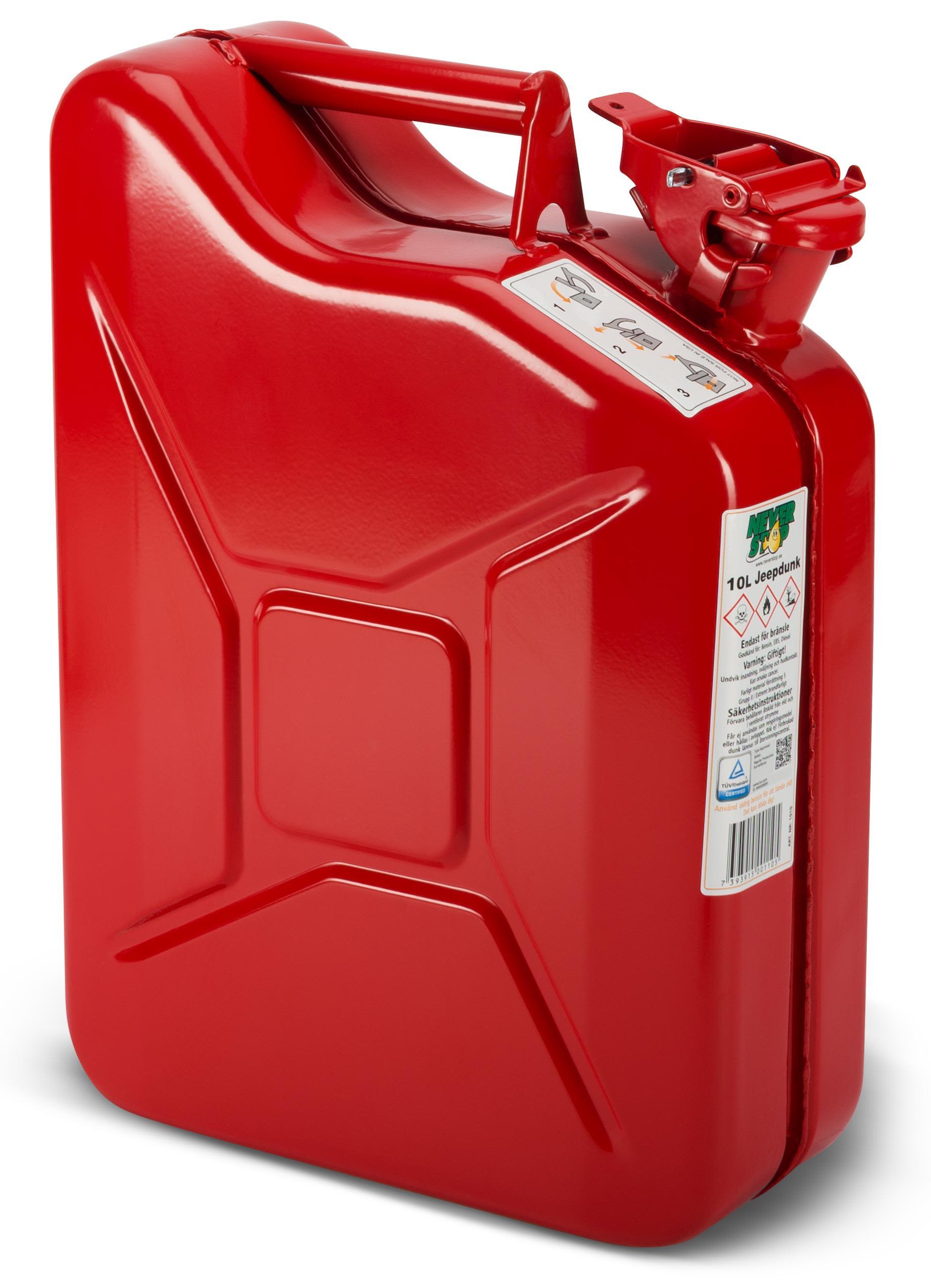 Målmarks 1020R Bensindunk plåt, röd 20 l