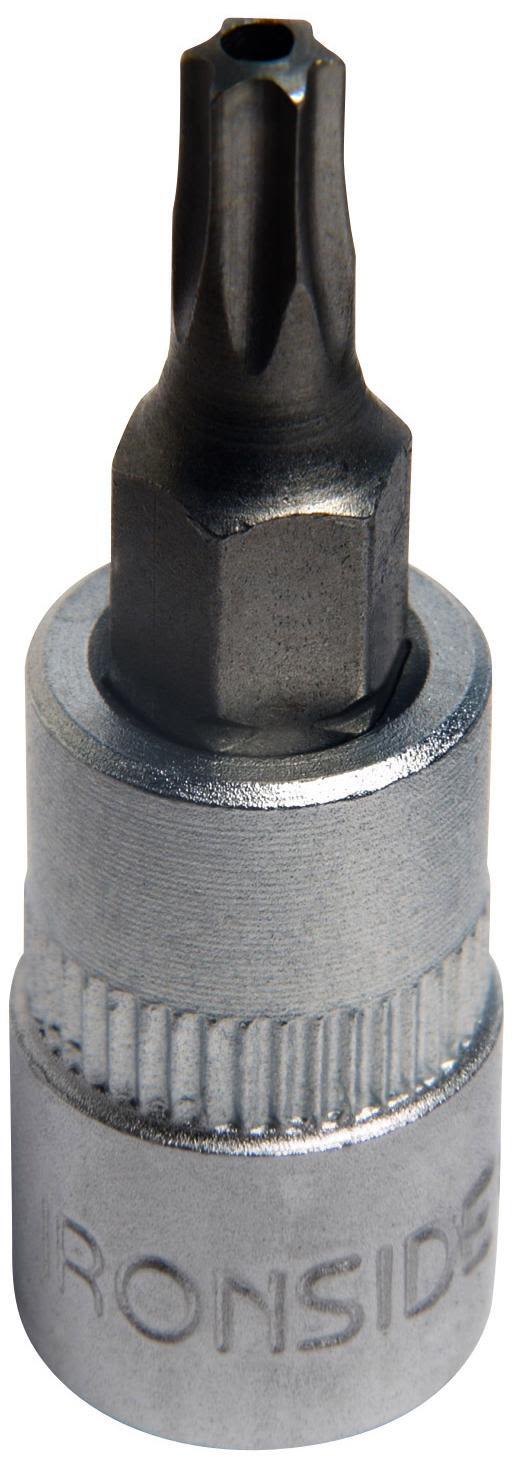 Ironside 116407 Bitshylsa torx, med hål, 1/4
