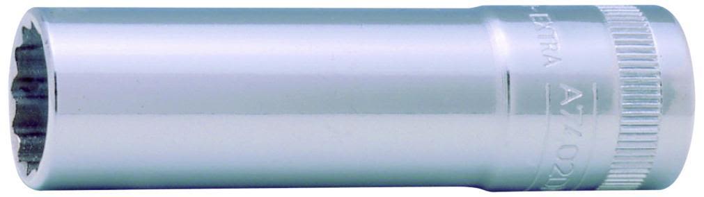 Bahco A7402DM-13 Tolvkanthylsa 3/8", lång modell 13 mm