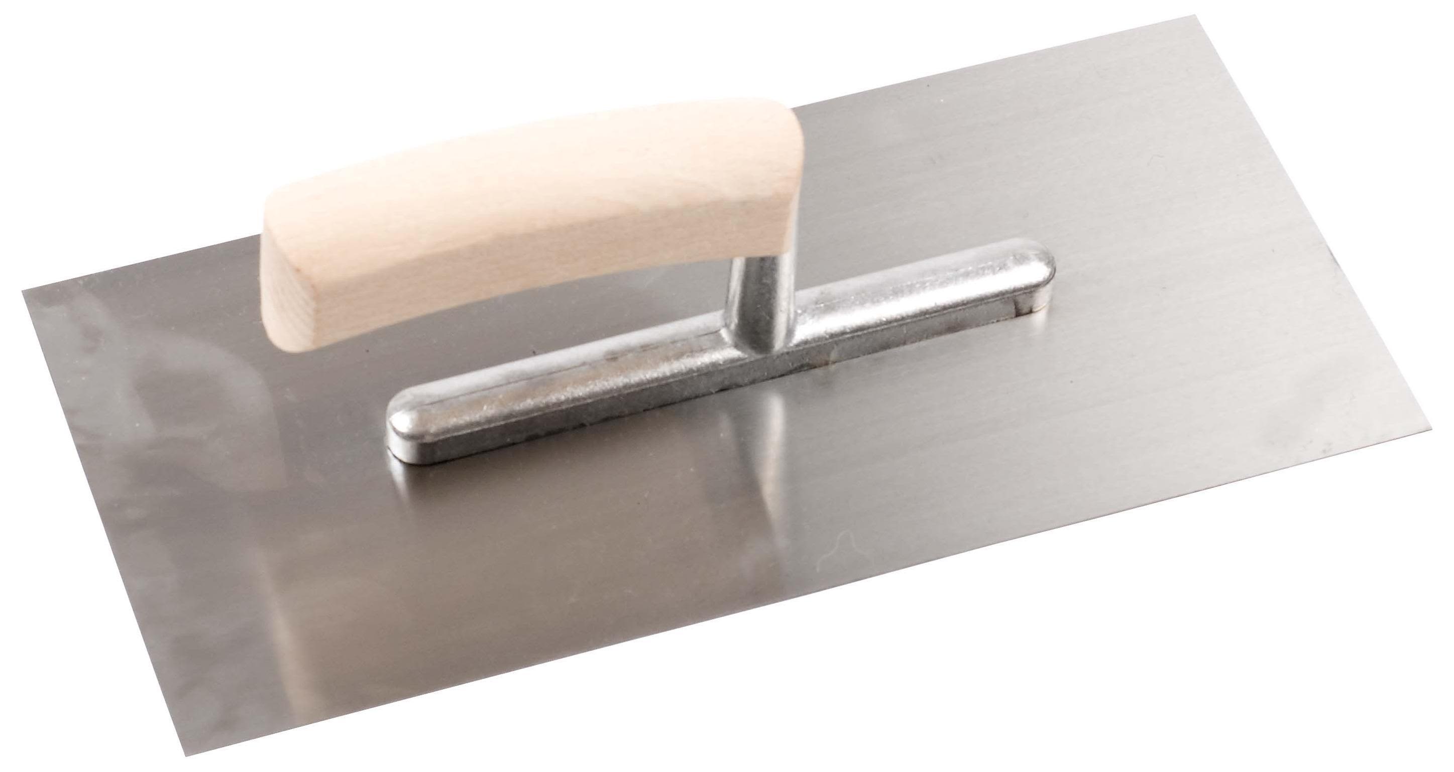 KGC 5437 Slipstål 130 x 280 mm, med trähandtag Rostfri