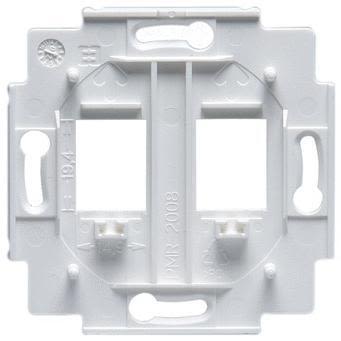 ABB 1819.04 Fästram för 2xRJ45 Systimax