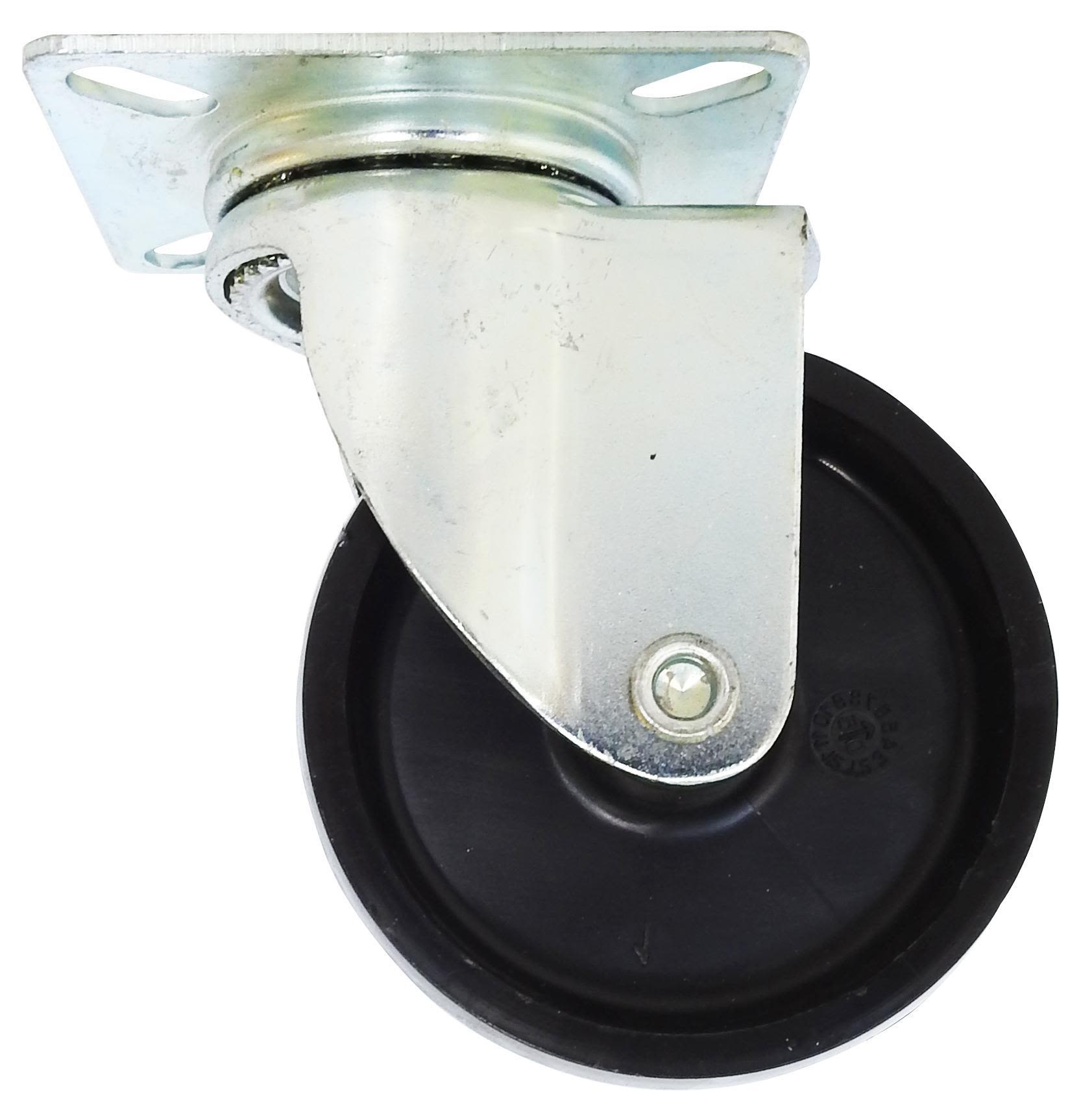 Tente 2470DIK050P40 Länkhjul Ø50 mm, platta 60x60 mm, kullagrat