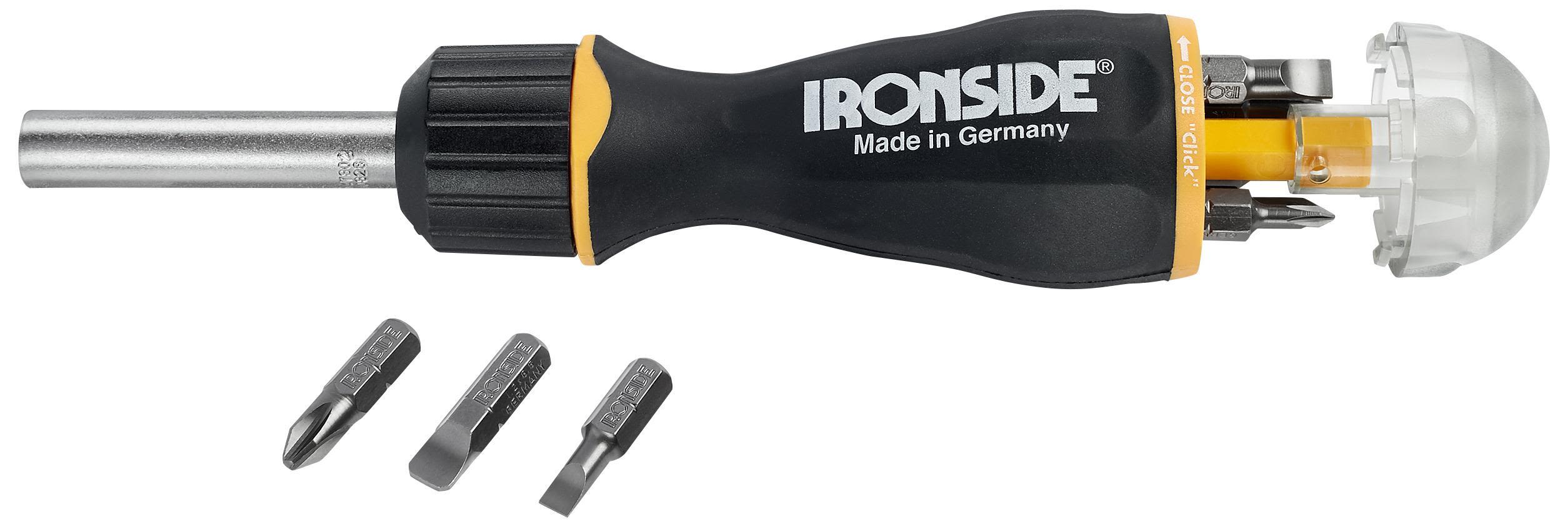 Ironside 120046 Spärrskruvmejsel med 8 bits