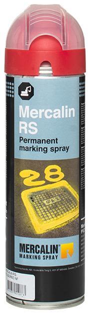 Mercalin RS Märkfärg 500 ml Röd