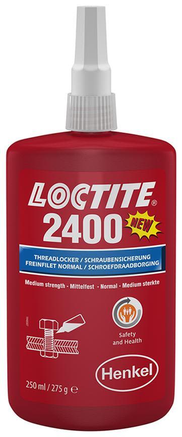 Loctite 2400 Gänglåsning medelhög styrka 250 ml