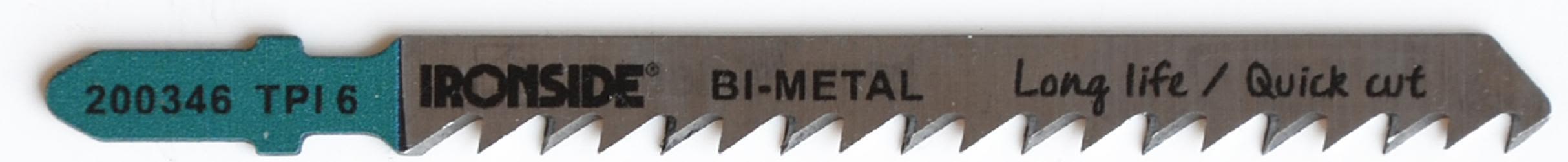 Ironside 203126 Sticksågblad 100x8x1.5 mm, 25-pack