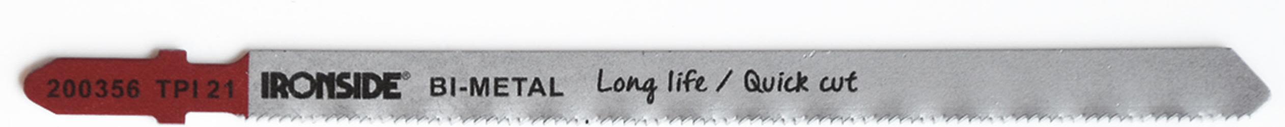 Ironside 203128 Sticksågblad 130x8x1 mm, 25-pack