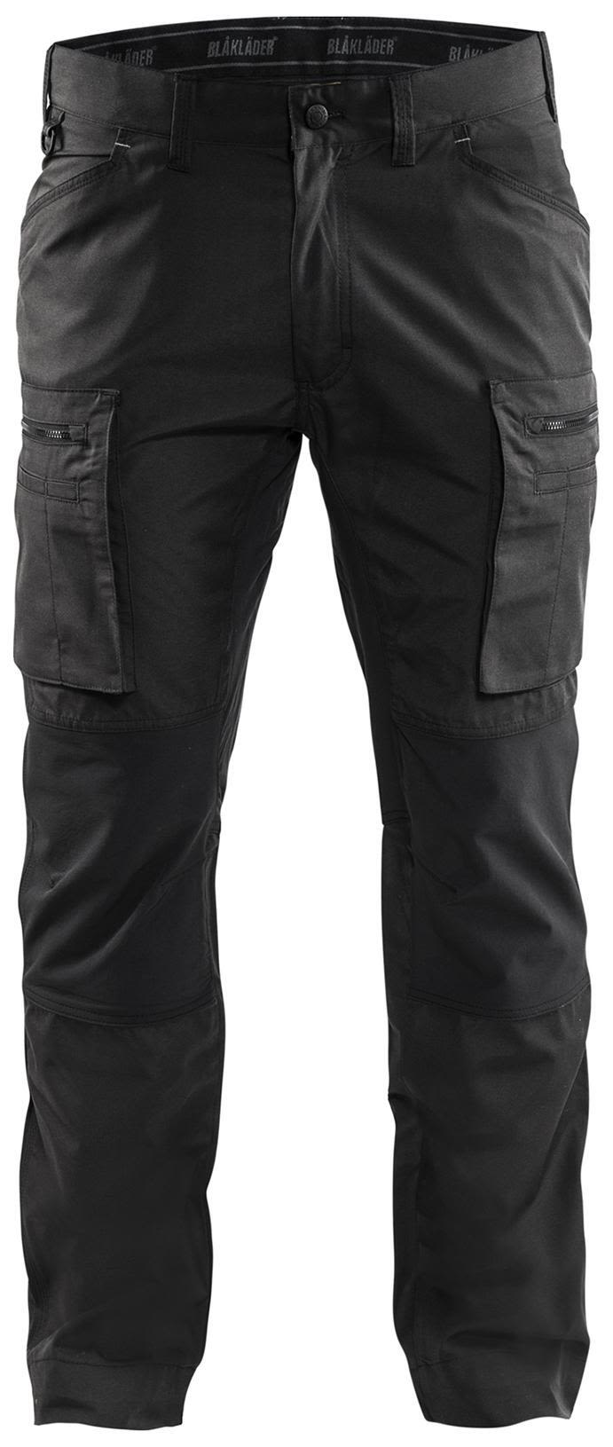 Blåkläder 145918459900D124 Håndværkerbukser med stretch, sort Stl D124