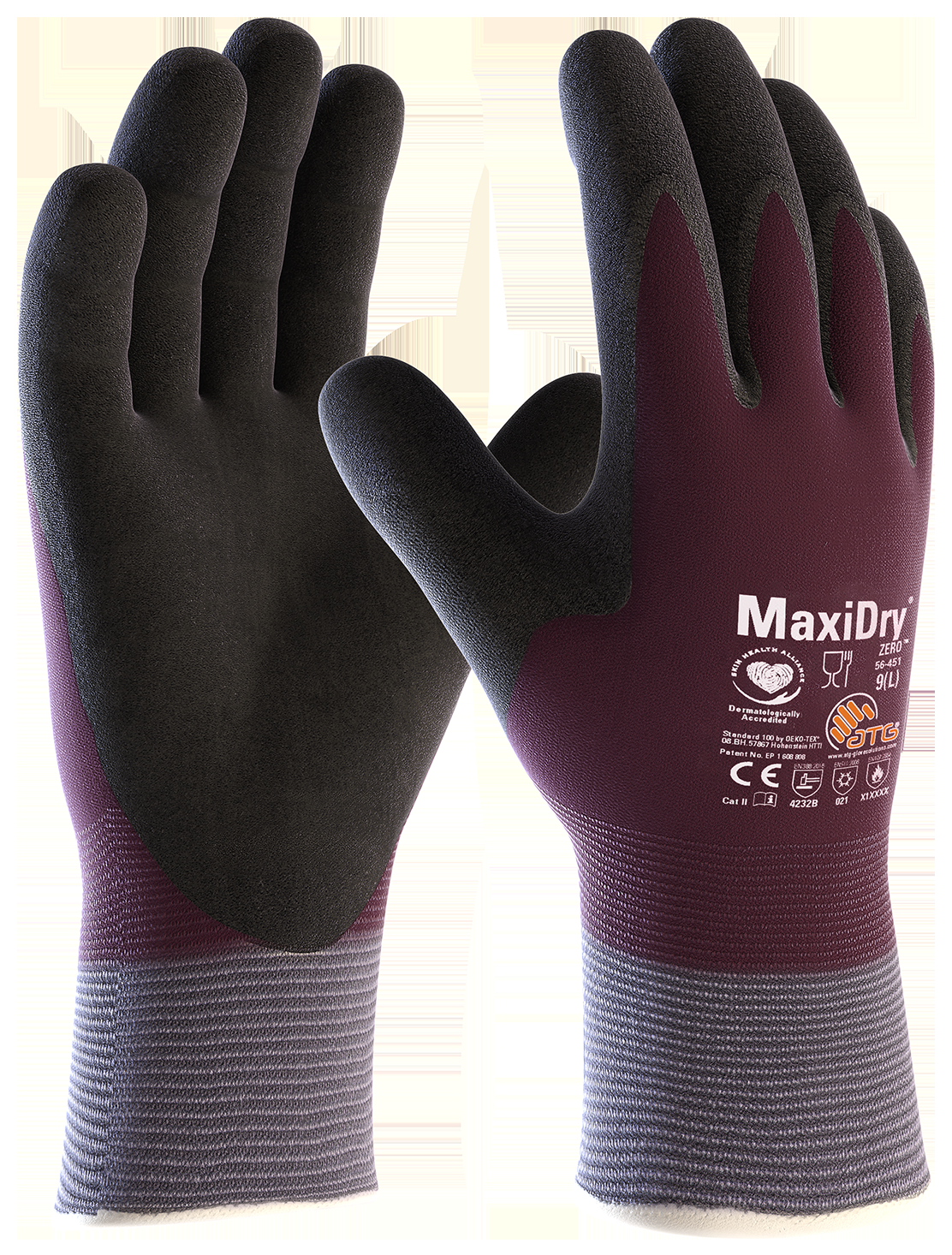 ATG MaxiDry ZERO Vinterhandske Nitril, Heldoppad 11