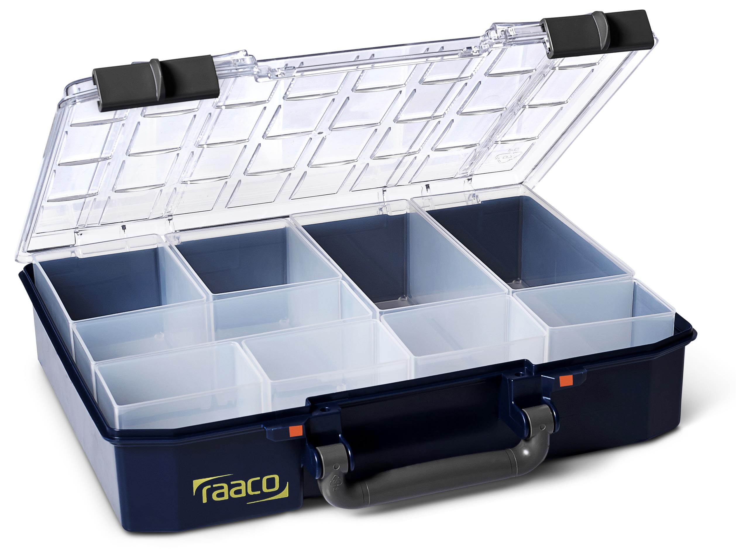 Raaco CarryLite 80 4x8-9 Sortimentlåda 80x335x275 mm 9 fack