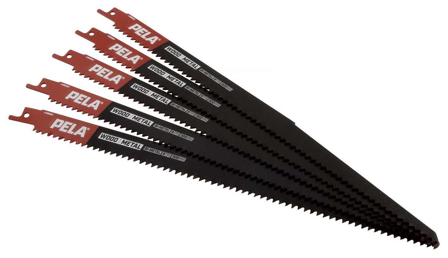 PELA 488384 Tigersågblad 300 mm, 6 TPI, 5-pack