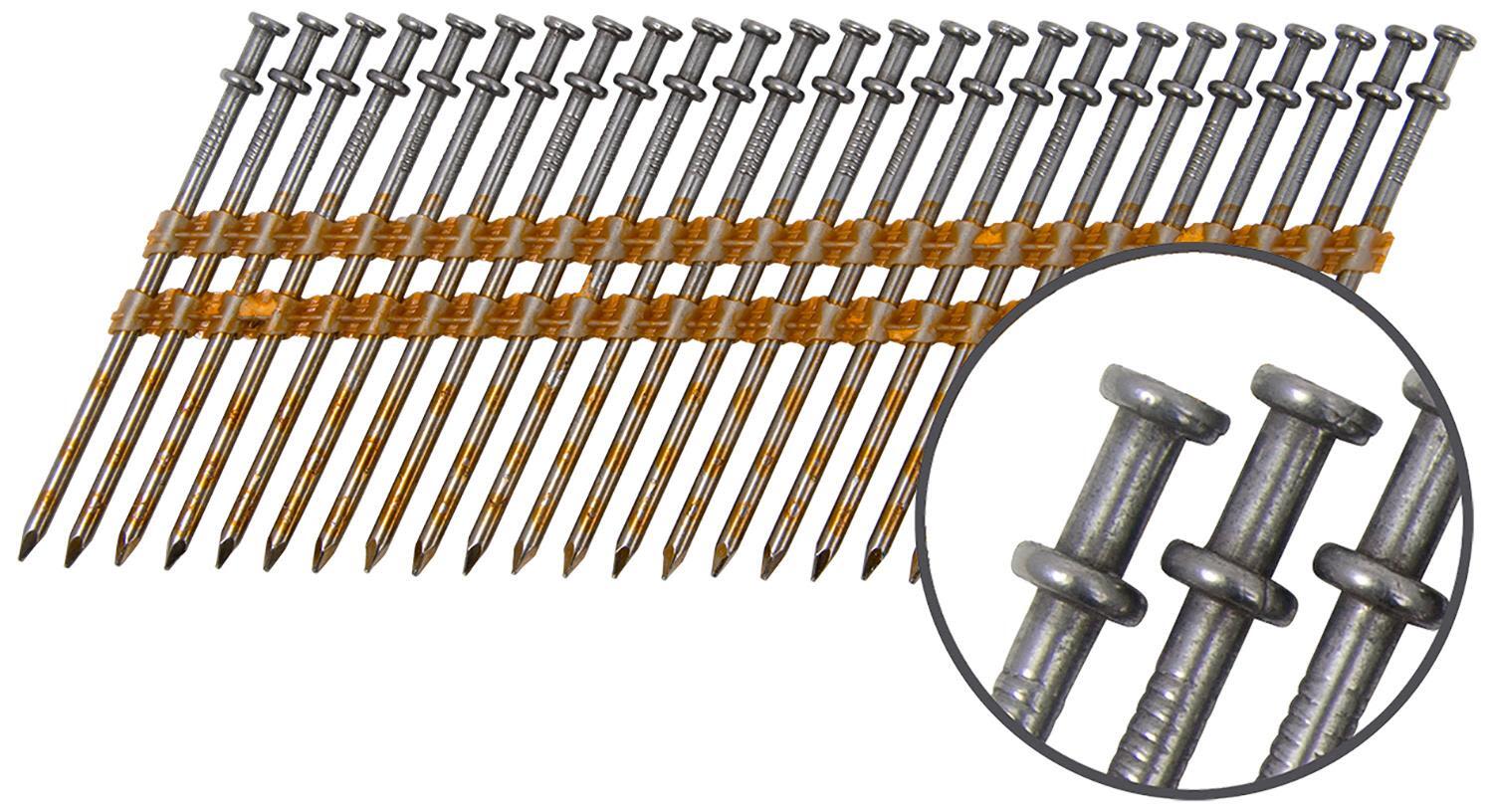 TJEP 838992 Spik RAKBANDAD, 21°, FH, BLANK 2000-pack 3,3 x 85 mm