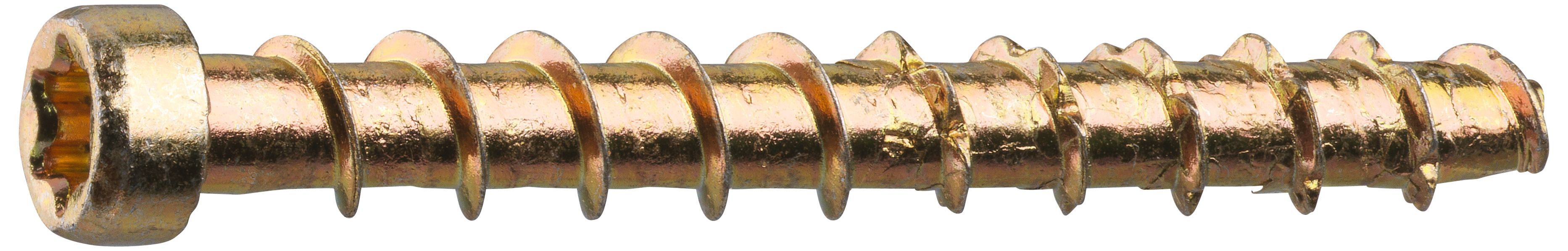 Grabber CTX60CH200 Betongskruv för lister & socklar 4,5 x 60 mm, Gul 200-pack