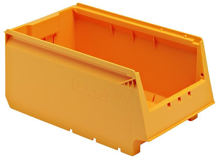 PPS 30730001028 Förrådsback rak, 350x206x150 mm Gul