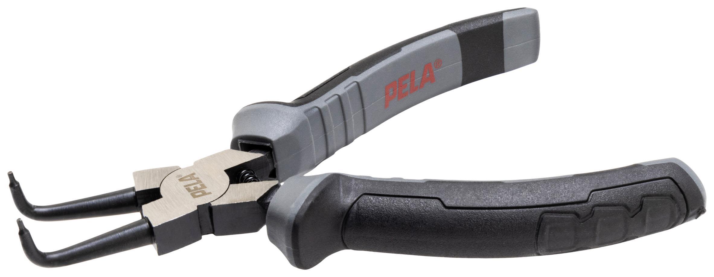 PELA 543768 Låsringstång invändig, böjd, 150 mm