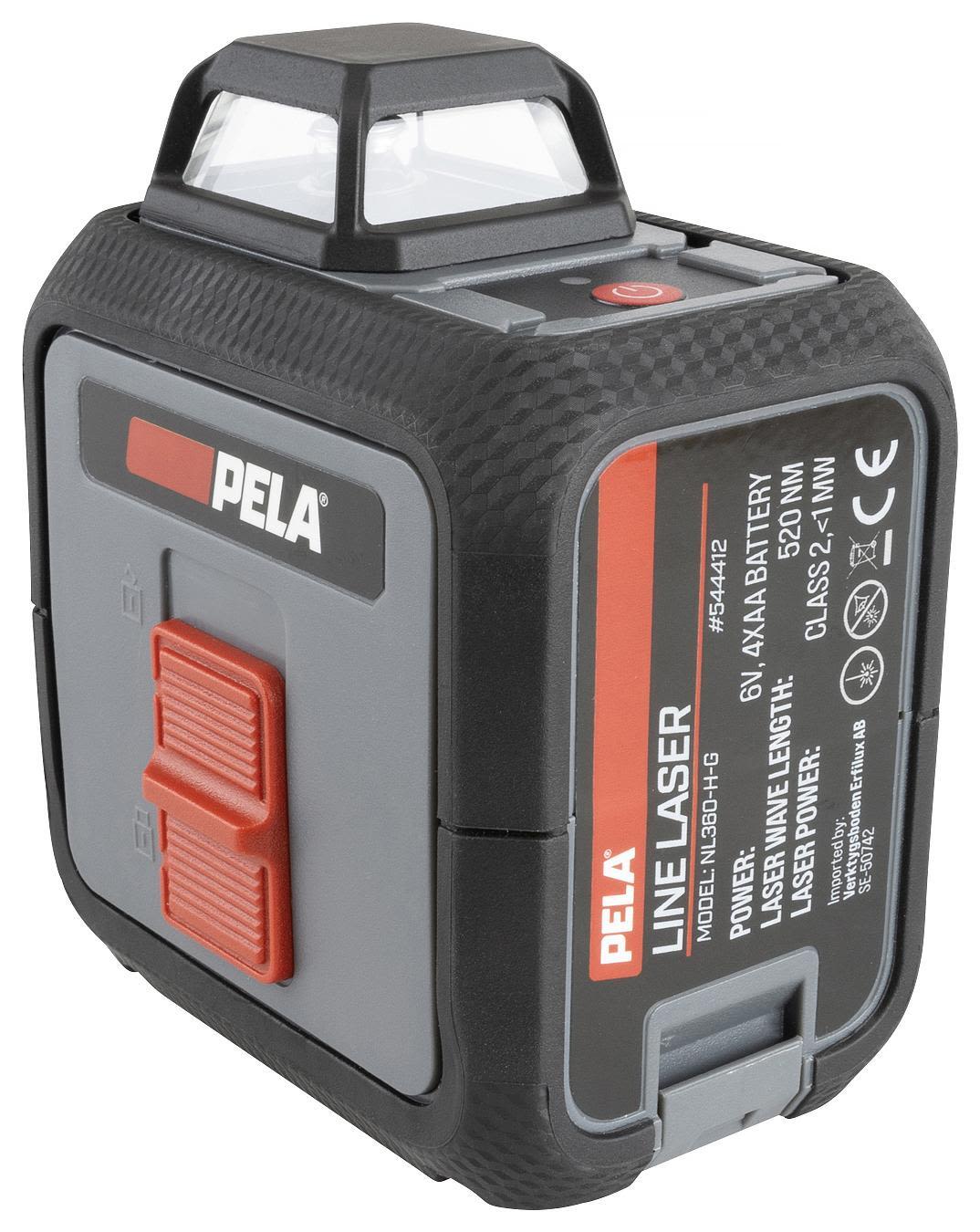 PELA 544412 Linjelaser grön, med fäste