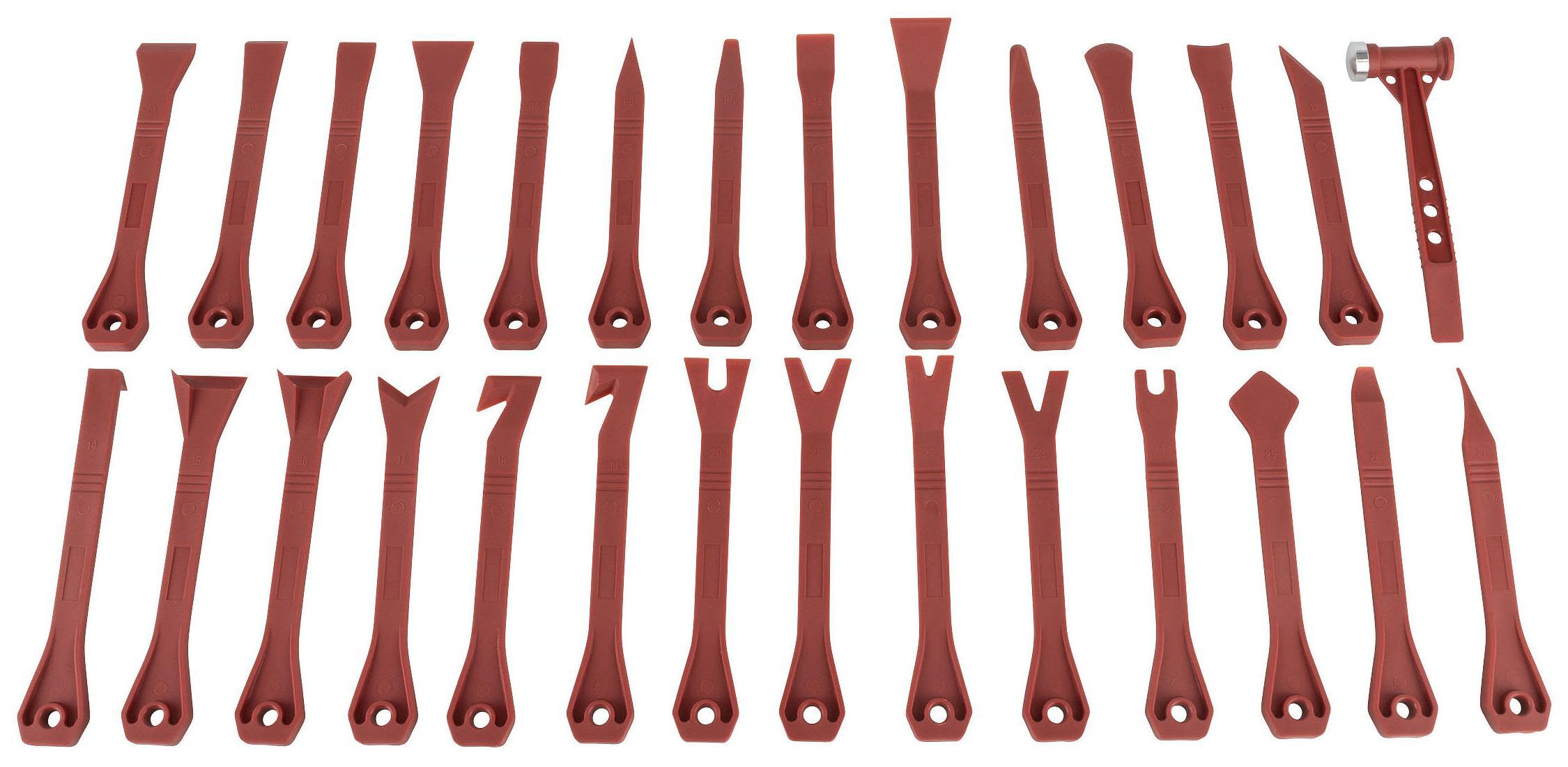 PELA 547428 Demonteringsjärn 28 delar, nylon