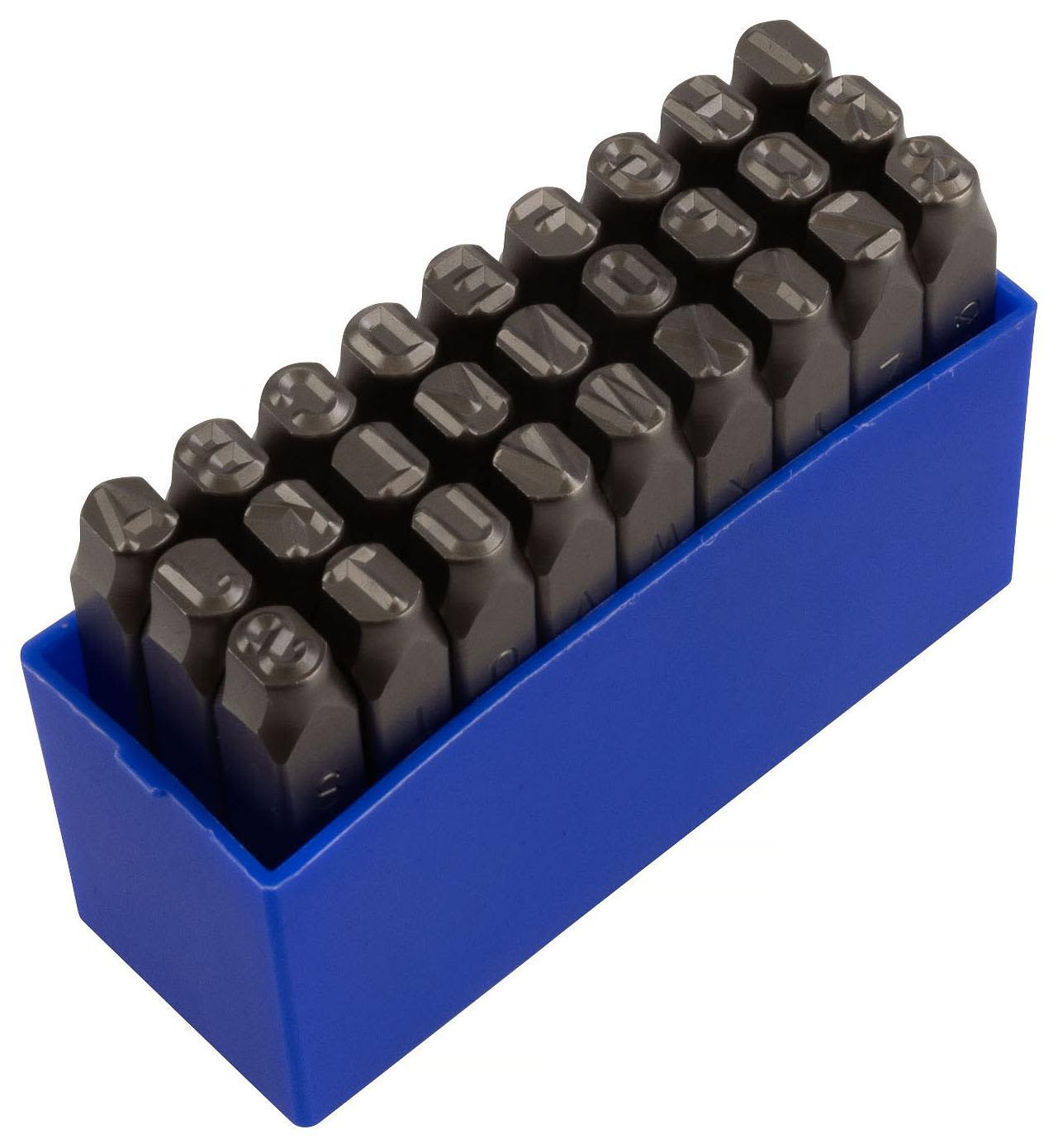 PELA 549855 Bokstavsstans 7 mm, 27-pack
